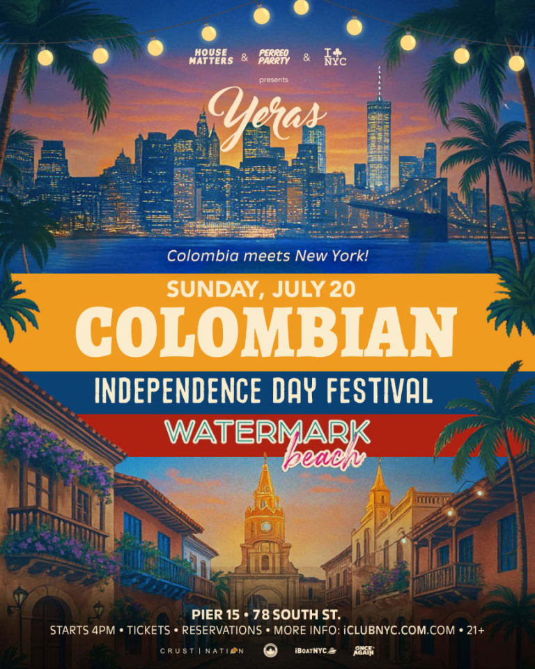 Event - Yeras Colombian Independence Day Festival on the Pier [ Open - Air ] - New York, New York - 20 de julio de 2025 | concert tickets
