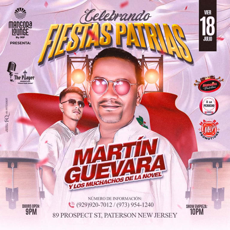 Event - Martin Guevara y La Novel  - Paterson, New Jersey - July 18, 2025 | concert tickets