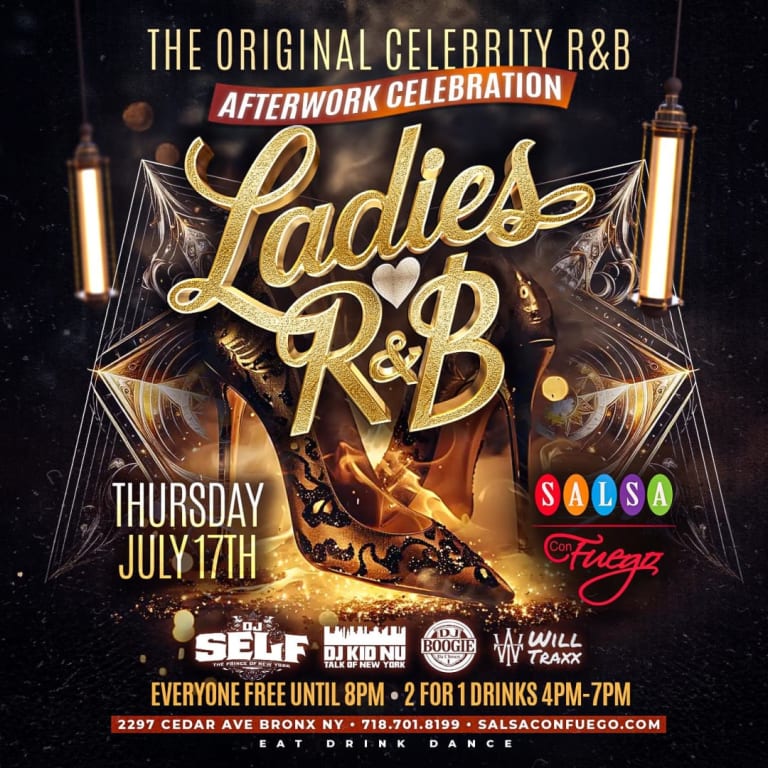 Event - THE ORIGINAL CELEBRITY R&B THURSDAY AFTERWORK CELEBRATION | LADIES LOVE R&B - Bronx, New York - July 17, 2025 | concert tickets