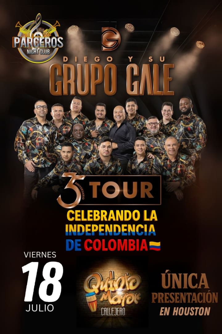 Event - DIEGO GALE Y SU GRUPO GALÉ EN HOUSTON - Houston, Texas - July 18, 2025 | concert tickets