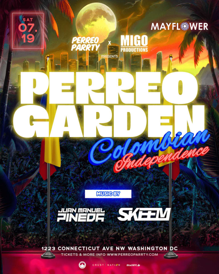 Event - PERREO GARDEN - D.C | COLOMBIAN INDEPENDENCE DAY- Reggaeton Dance Party - Washington, District Of Columbia - July 19, 2025 | concert tickets