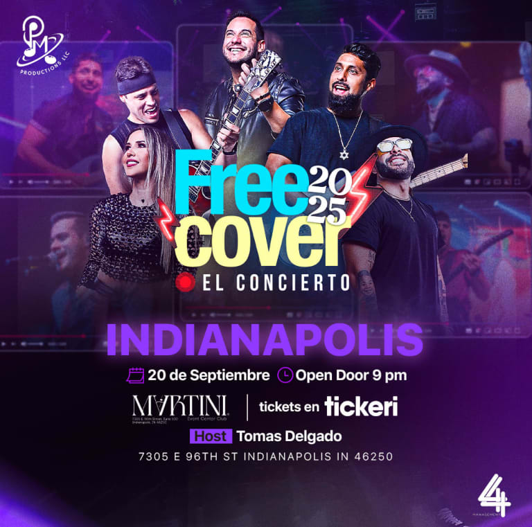 Event - free cover - Indianapolis, Indiana - September 20, 2025 | concert tickets