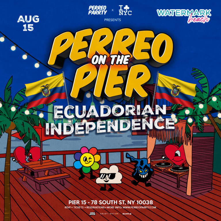 Event - Perreo on the Pier - Ecuadorian Independence Latin Reggaeton Dance Party - New York, New York - August 15, 2025 | concert tickets