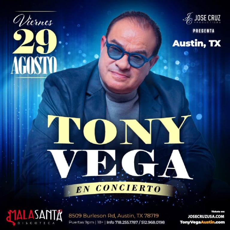 Event - Tony Vega en vivo en Austin - Austin, Texas - August 29, 2025 | concert tickets