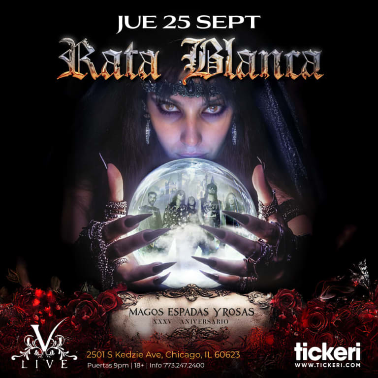 Event - RATA BLANCA EN VIVO EN CHICAGO - Chicago, Illinois - September 25, 2025 | concert tickets