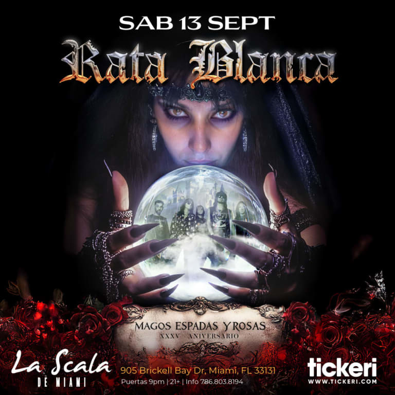 Event - RATA BLANCA EN VIVO EN MIAMI - Miami, Florida - September 13, 2025 | concert tickets