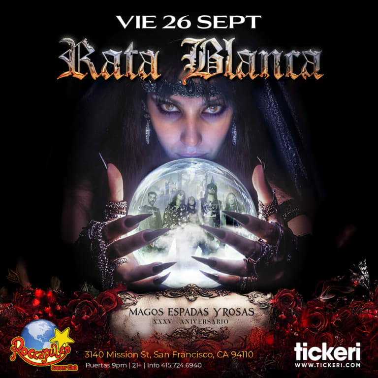 Event - RATA BLANCA EN VIVO EN SAN FRANCISCO - San Francisco, California - September 26, 2025 | concert tickets