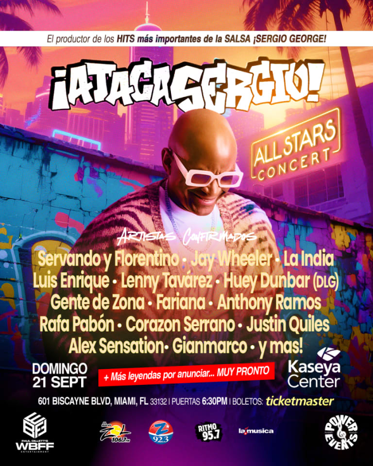 Event - ¡Ataca Sergio! All Stars - Miami, Florida - September 21, 2025 | concert tickets
