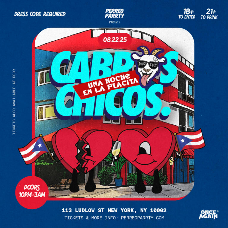 Event - Cabros Chicos - Una Noche En La Placita  Reggaeton Dance Party in NY (18) - New York, New York - August 22, 2025 | concert tickets