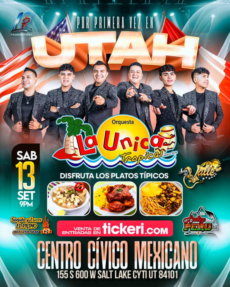 Event - LA UNICA TROPICAL EN CONCIERTO - Salt Lake City, Utah - September 13, 2025 | concert tickets