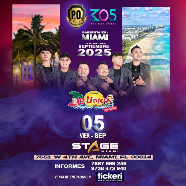 Event - La Unica tropical - Hialeah, Florida - September 5, 2025 | concert tickets