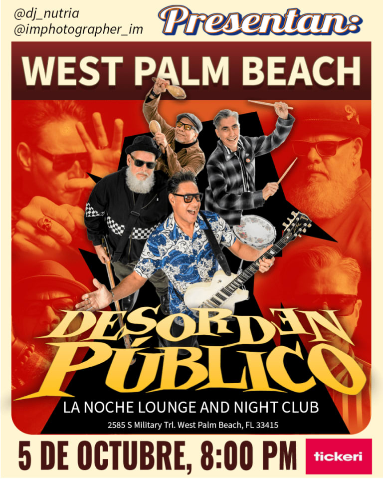 Event - Desorden Publico en VIVO - West Palm Beach, Florida - 5 de octubre de 2025 | concert tickets