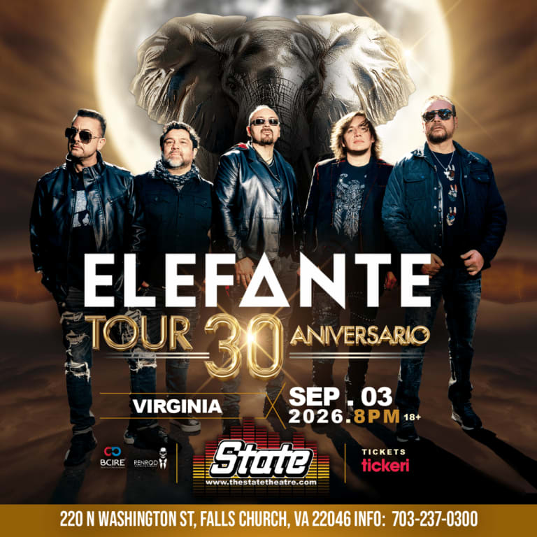 Event - Elefante tour 30 aniversario en vivo en Virginia! - Falls Church, Virginia - September 3, 2026 | concert tickets