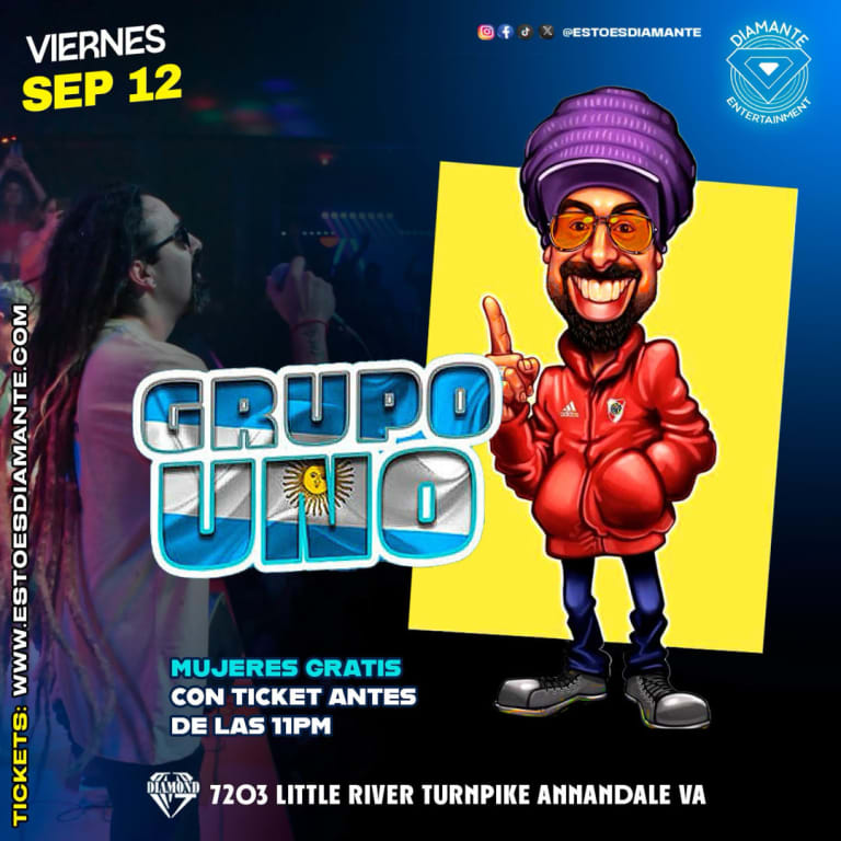 Event - GRUPO UNO EN CONCIERTO VIRGINIA - Annandale, Virginia - September 12, 2025 | concert tickets