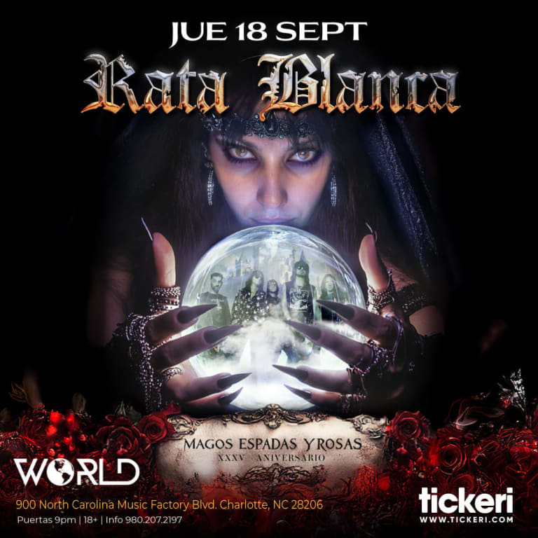 Event - RATA BLANCA EN VIVO EN CHARLOTTE - Charlotte, North Carolina - September 18, 2025 | concert tickets