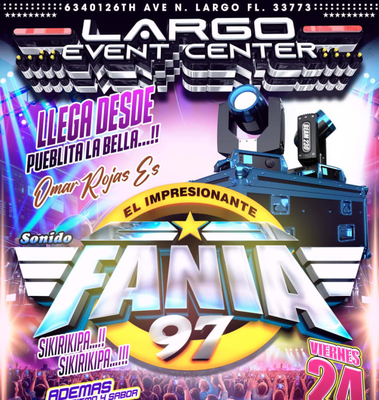 Event - Sonido Fania 97 - largo, Florida - 24 de octubre de 2025 | concert tickets