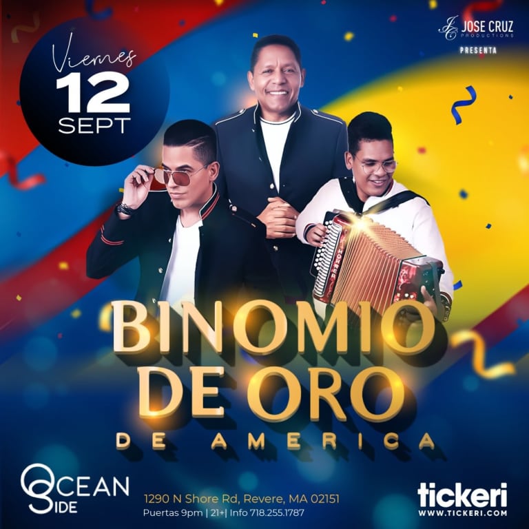 Event - Binomio de Oro en vivo en Boston - Revere, Massachusetts - 12 de septiembre de 2025 | concert tickets