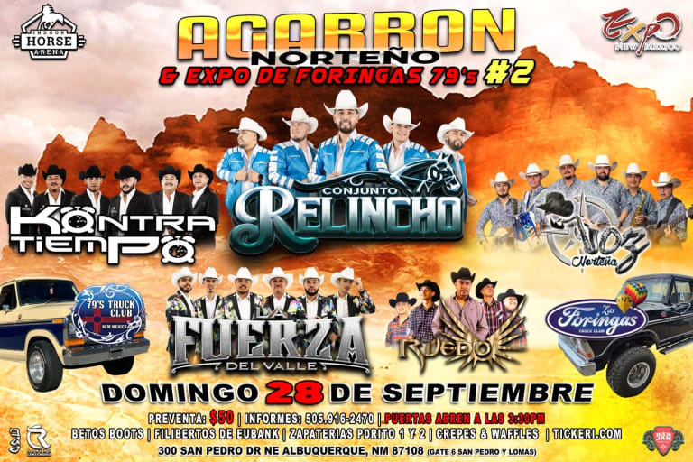 Event - Agarron Norteño & Expo De Foringas 79 #2 - Albuquerque, New Mexico - September 28, 2025 | concert tickets