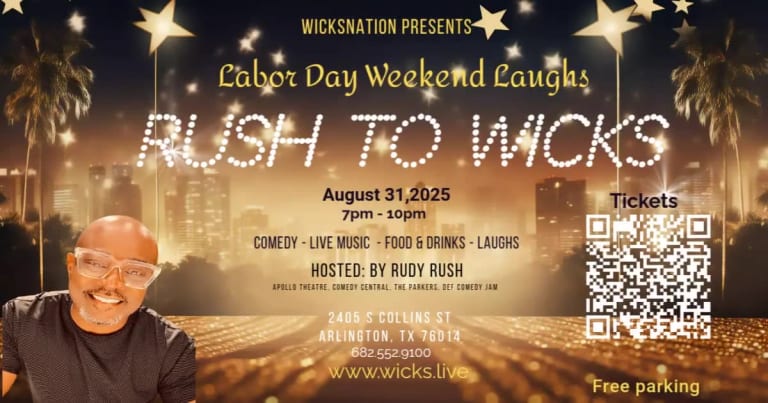 Event - The Rush To Wicks Sundays  - Arlington, Texas - August 31, 2025 | concert tickets