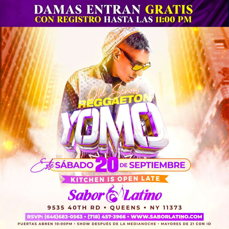 Event - YOMO EN SABOR LATINO NY - Queens, New York - September 20, 2025 | concert tickets