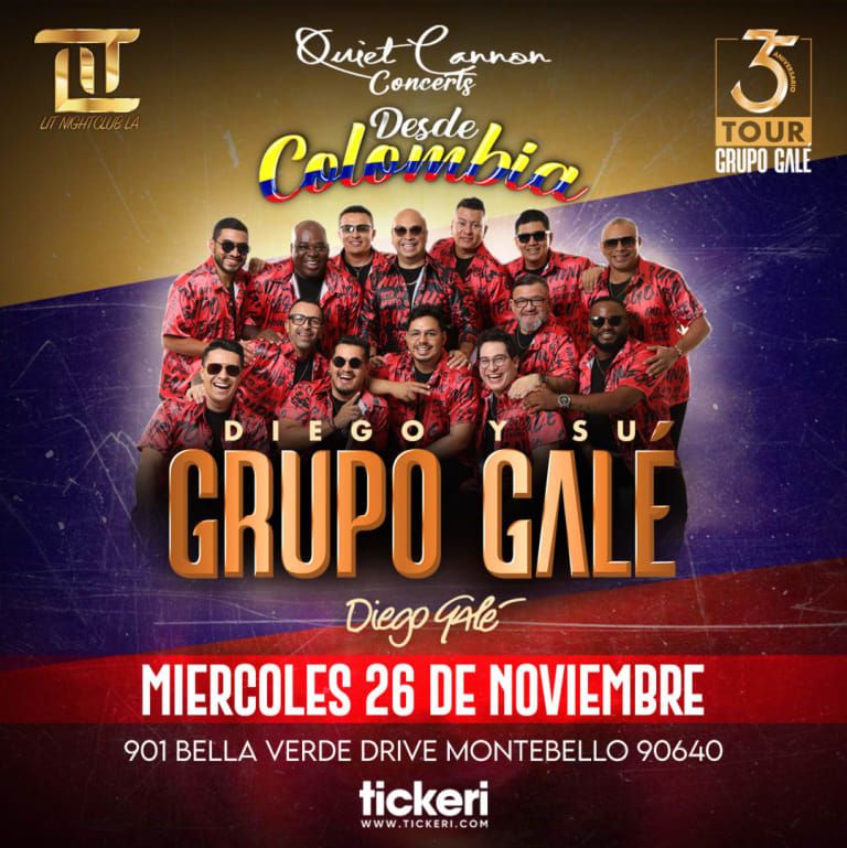 Event - Diego y su Grupo Galé en Montebello - Montebello, California - November 26, 2025 | concert tickets