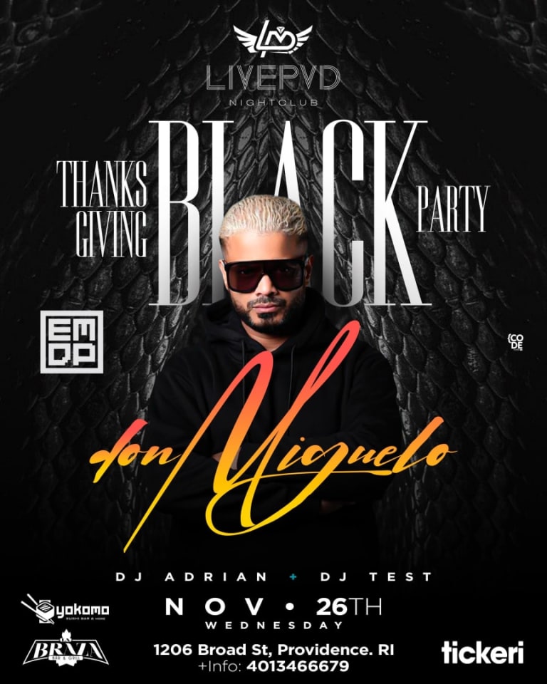 Event - Don Miguelo - Providence, Rhode Island - November 26, 2025 | concert tickets