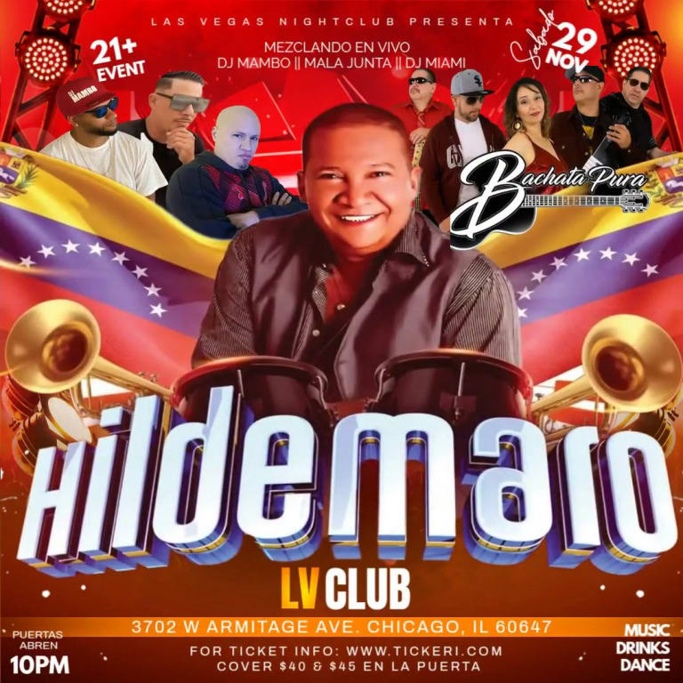 Event - Hildemaro En Concierto Bailable  - chicago, Illinois - 29 de noviembre de 2025 | concert tickets