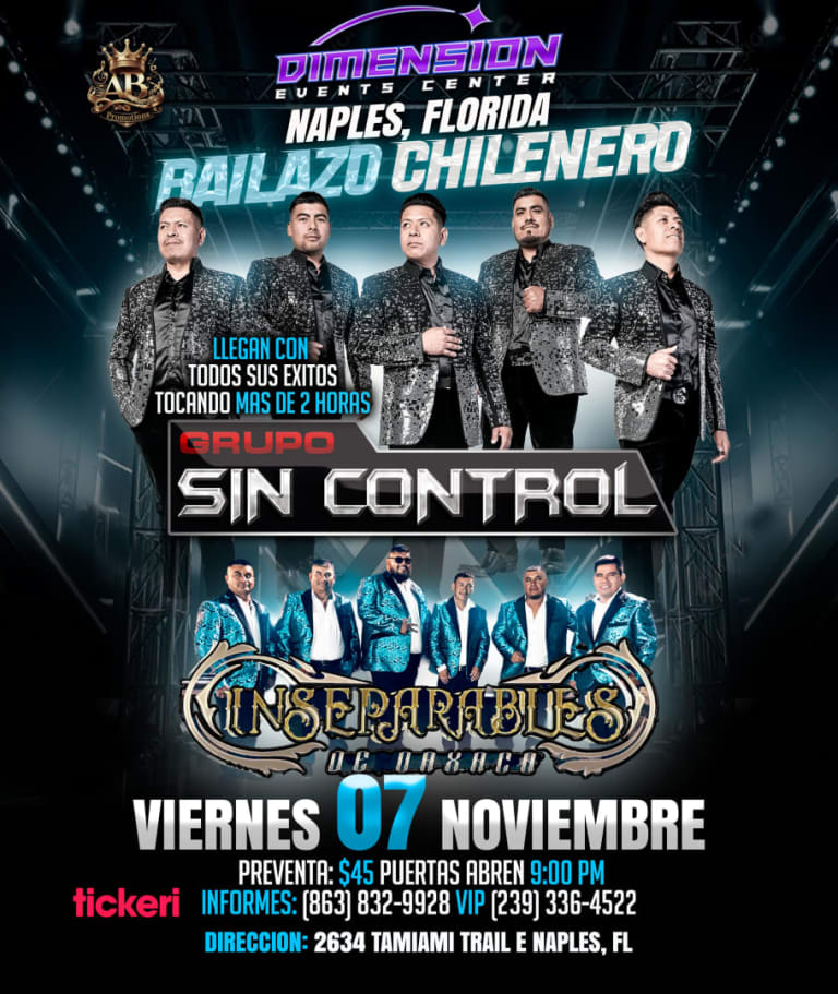 Event - BAILAZO CHILENERO - Naples, Florida - November 7, 2025 | concert tickets