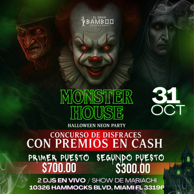 Event -  HALLOWEEN NEON PARTY MONSTER HOUSE  - Miami, Florida - 31 de octubre de 2025 | concert tickets