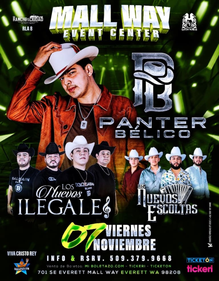 Event - Belico Fest - Panter Belico - Los Nuevos Escoltas - Los Nuevos Ilegales  - Everett, Washington - November 7, 2025 | concert tickets