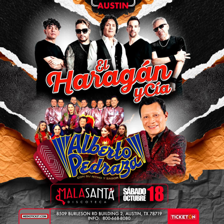 Event - El Haragan y Cia y Alberto Pedraza en vivo en Austin - Austin, Texas - 18 de octubre de 2025 | concert tickets