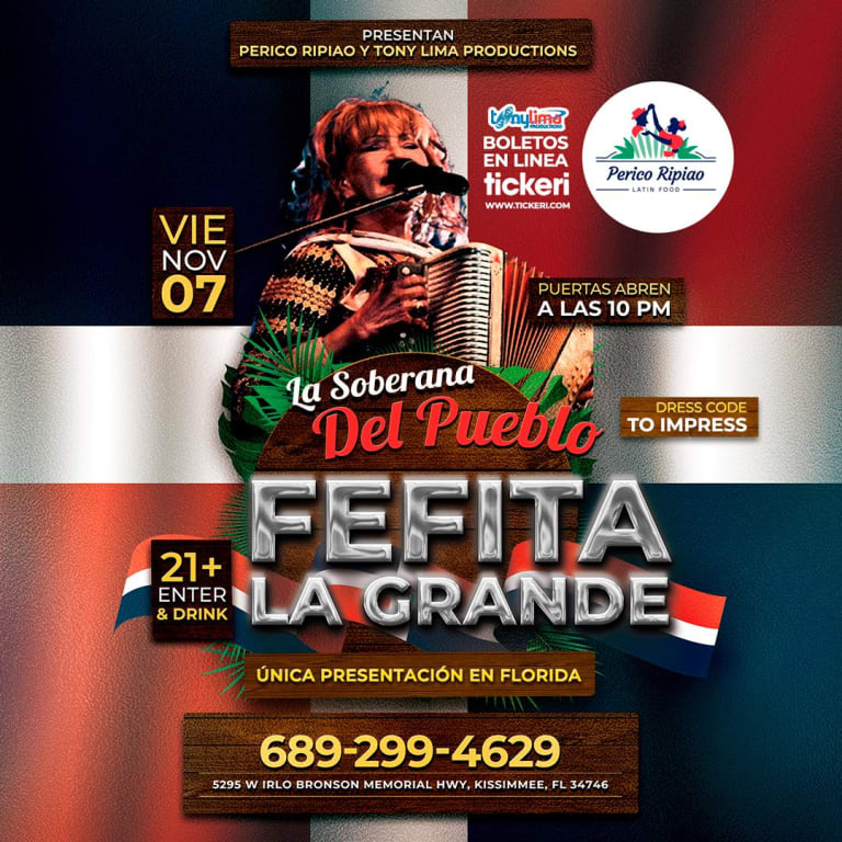 Event - Fefita La Grande  - Kissimmee, Florida - November 7, 2025 | concert tickets