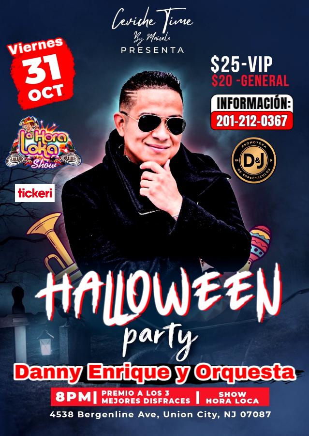 Event - Danny Enrique y Orquesta - Halloween Party 🎃  - Union City, New Jersey - October 31, 2025 | concert tickets