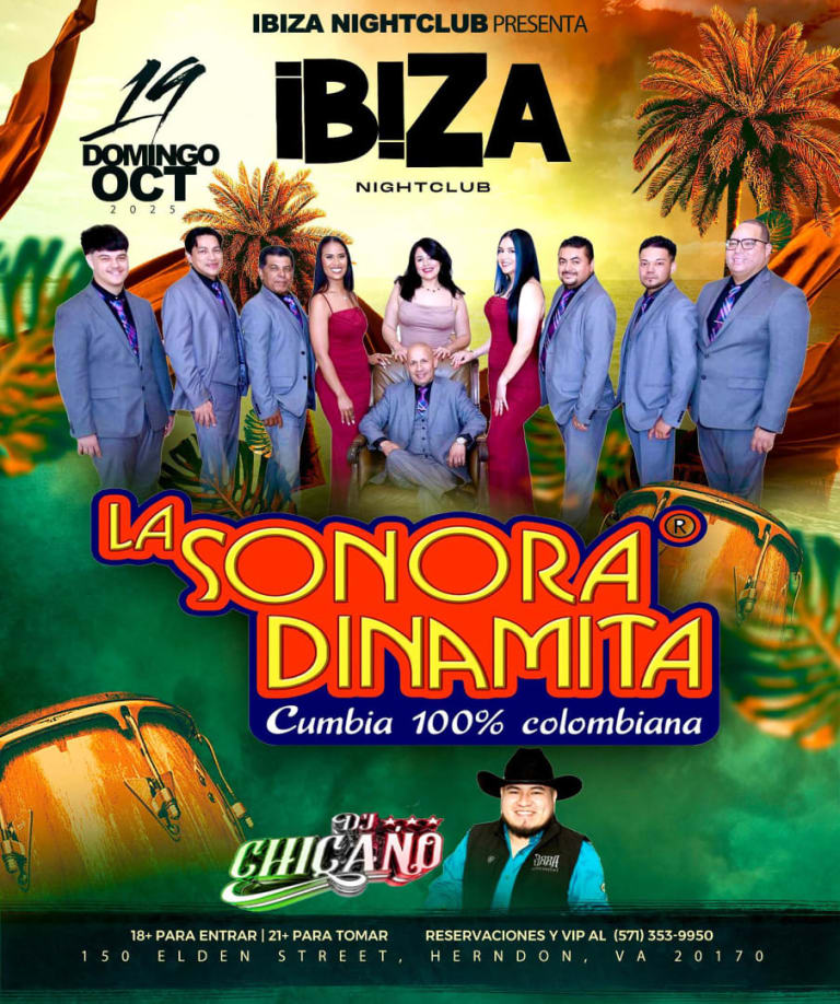 Event - La Sonora dinamita en Herndon  - Herndon, Virginia - October 19, 2025 | concert tickets