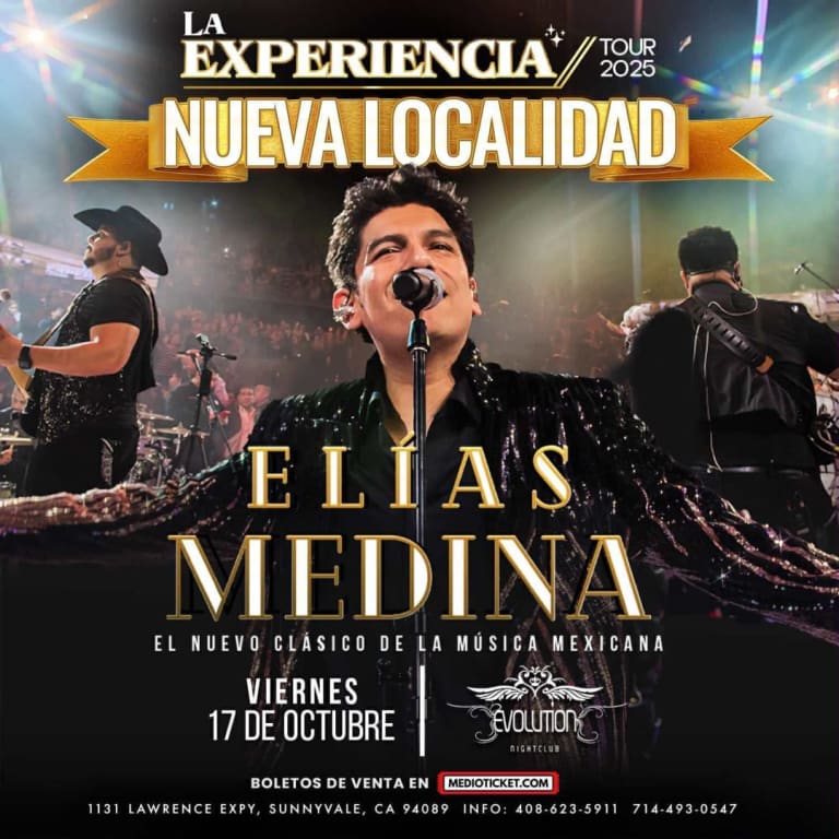 Event - Elias Medina en San Jose - Sunnyvale, California - October 17, 2025 | concert tickets