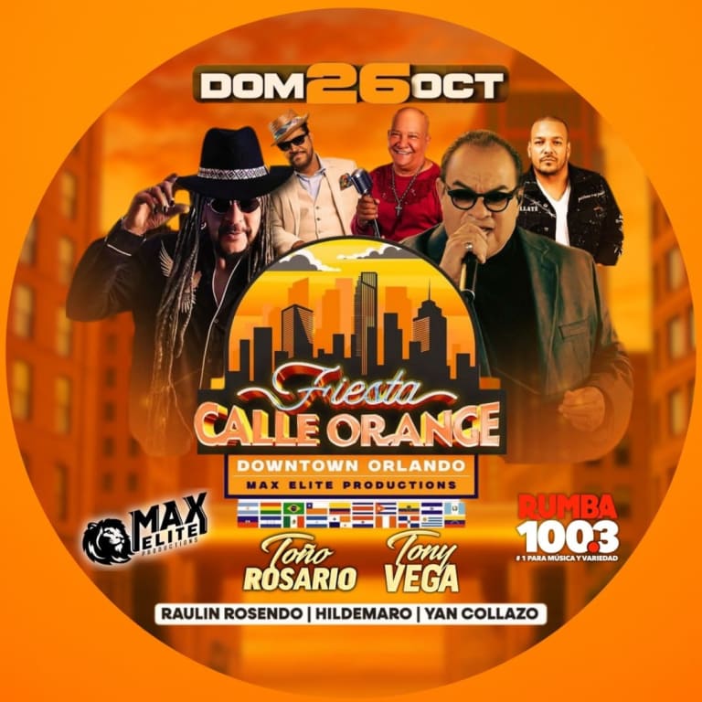 Event - Fiesta Calle Orange 2025 - Orlando, Florida - October 26, 2025 | concert tickets