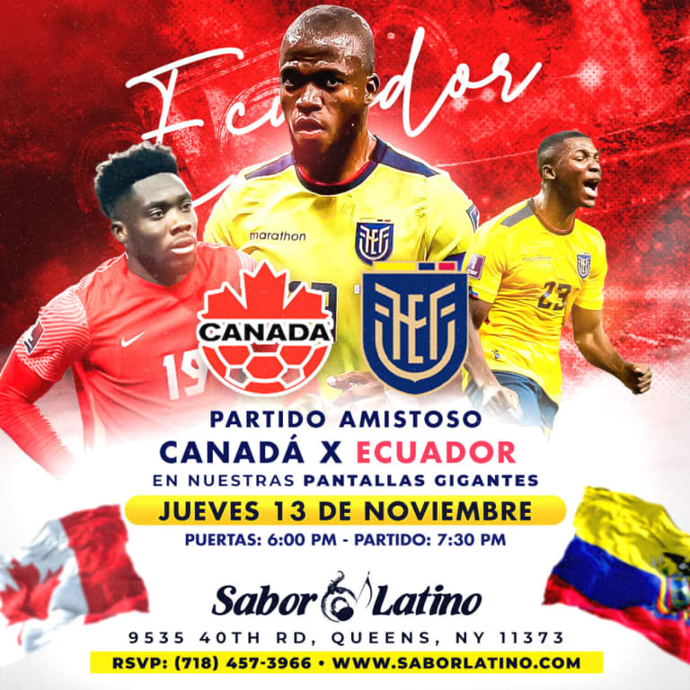 Event - CANADÁ vs ECUADOR | Sabor Latino - Queens, New York - November 13, 2025 | concert tickets