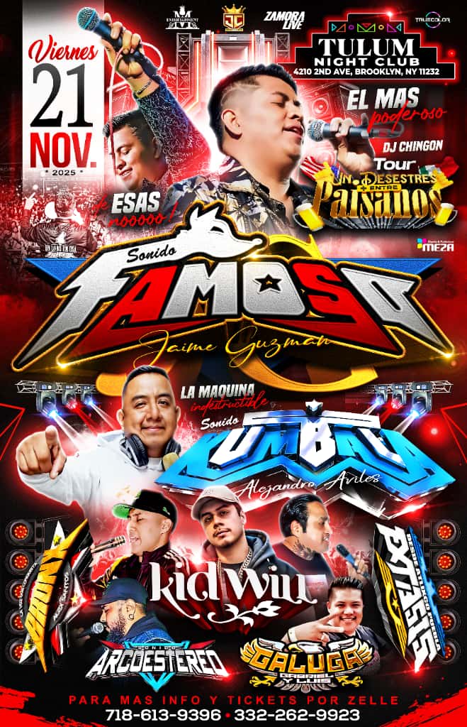 Event - SONIDO FAMOSO - Brooklyn, New York - November 21, 2025 | concert tickets