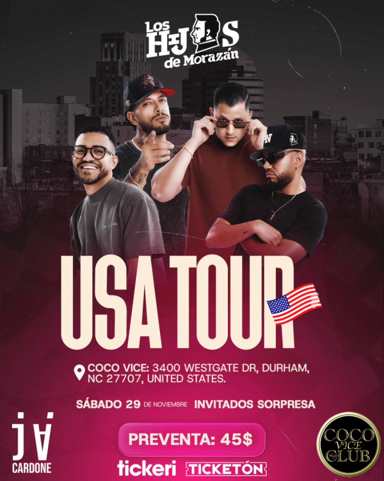 Event - LHDM USA TOUR COCO VICE NORTCAROLIN-POSPUESTO  - Durham, North Carolina - November 29, 2025 | concert tickets