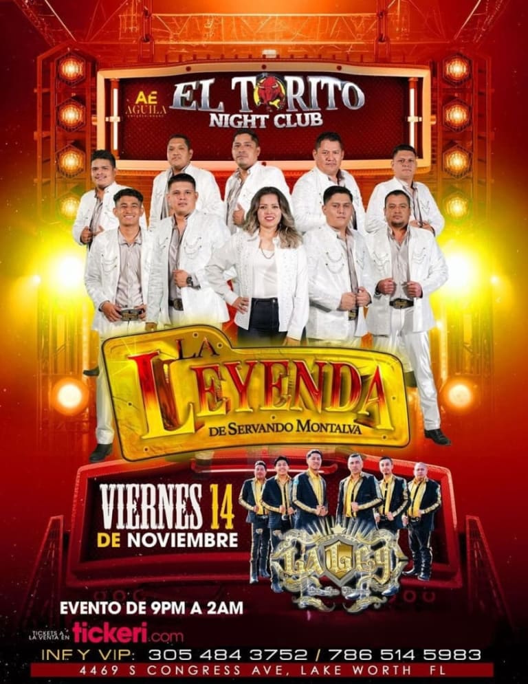 Event - La Leyenda de Servando Montalva & La ley en concierto - Lake Worth, Florida - November 14, 2025 | concert tickets