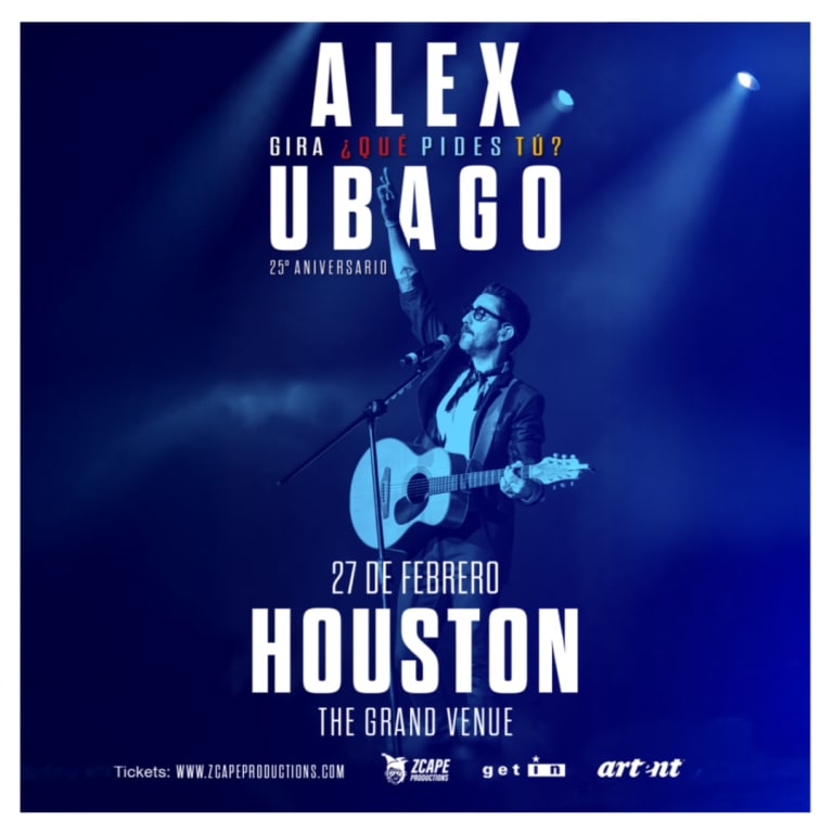 Event - Alex Ubago en concierto en Houston - Katy, Texas - February 27, 2026 | concert tickets