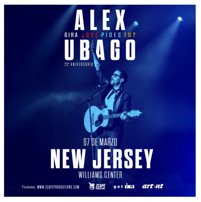 Event - Alex Ubago en concierto en New Jersey - Rutherford, New Jersey - March 7, 2026 | concert tickets