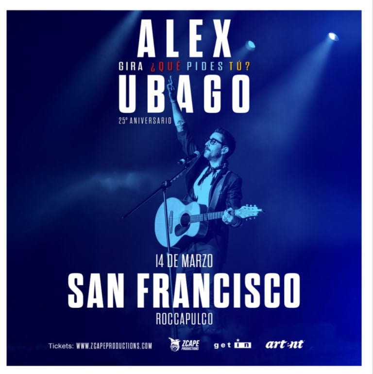 Event - Alex Ubago en concierto en San Francisco - San Francisco, California - March 14, 2026 | concert tickets
