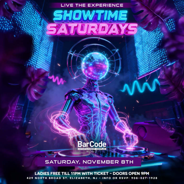 Event - Showtime Saturday @ Barcode - Elizabeth, New Jersey - November 8, 2025 | concert tickets