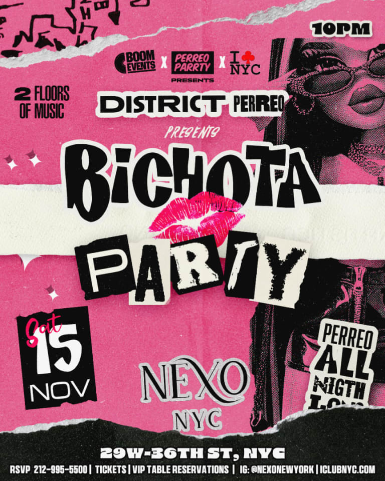 Event - The Bichota Party at Nexo NYC - Latin & Reggaeton Dance Party - New York, New York - 15 de noviembre de 2025 | concert tickets