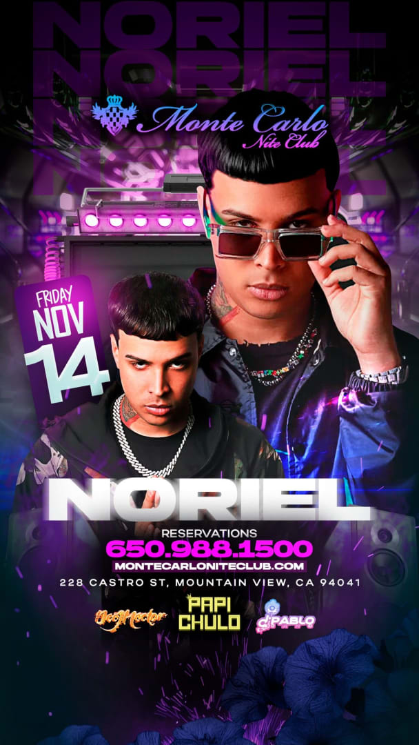 Event - NORIEL en CONCIERTO - Mountain View, California - November 14, 2025 | concert tickets