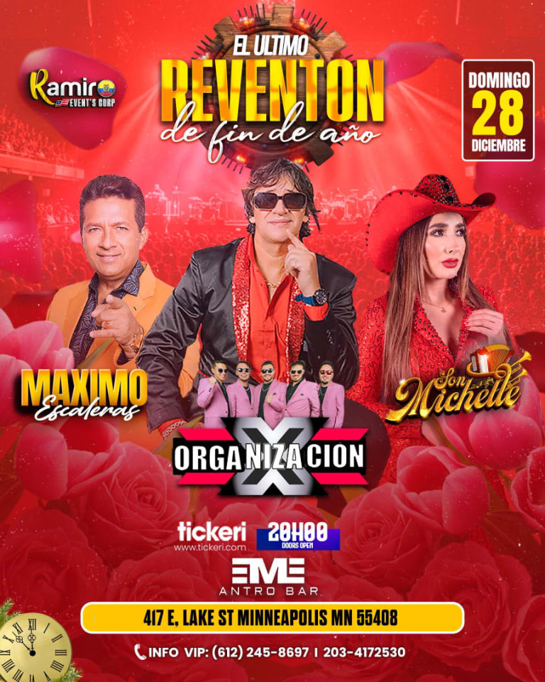 Event -  ULTIMO REVENTON DE FIN DEL AÑO MINNIEAPOLIS MN - Minneapolis, Minnesota - December 28, 2025 | concert tickets