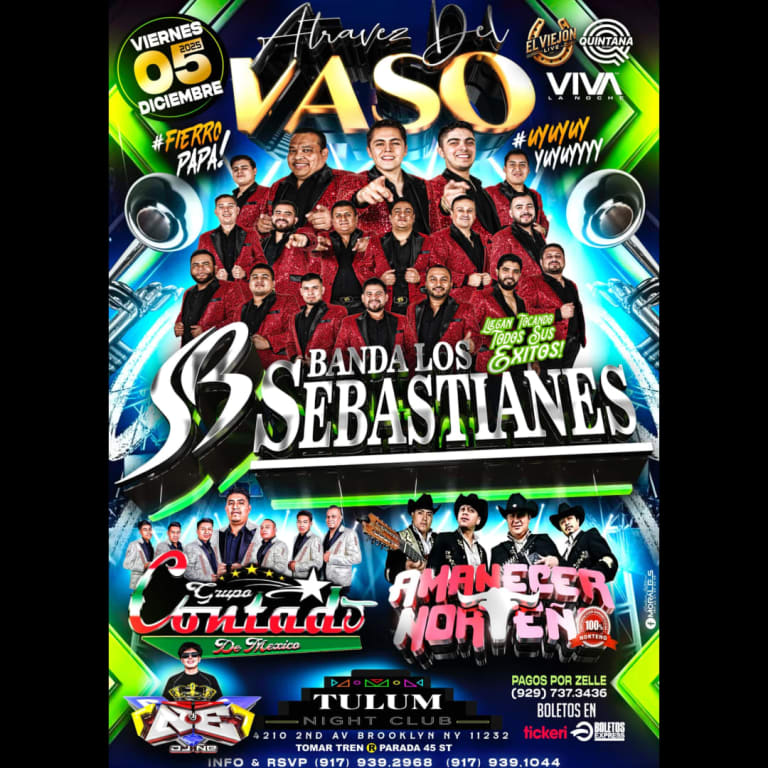 Event - BANDA LOS SEBASTIANES - Brooklyn, New York - December 5, 2025 | concert tickets
