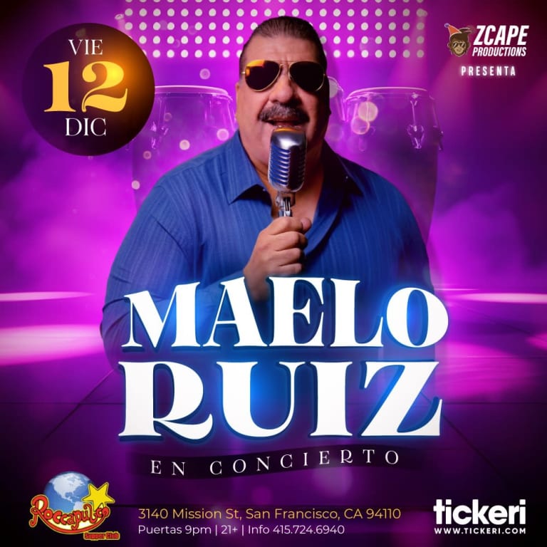 Event - Maelo Ruiz en concierto en San Francisco - San Francisco, California - December 12, 2025 | concert tickets