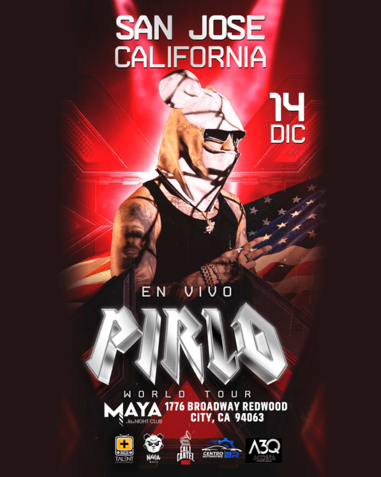 Event - PIRLO ¡En Concierto! - ¡World Tour 2025! San José (California) cancelled  - Redwood City, California - December 14, 2025 | concert tickets